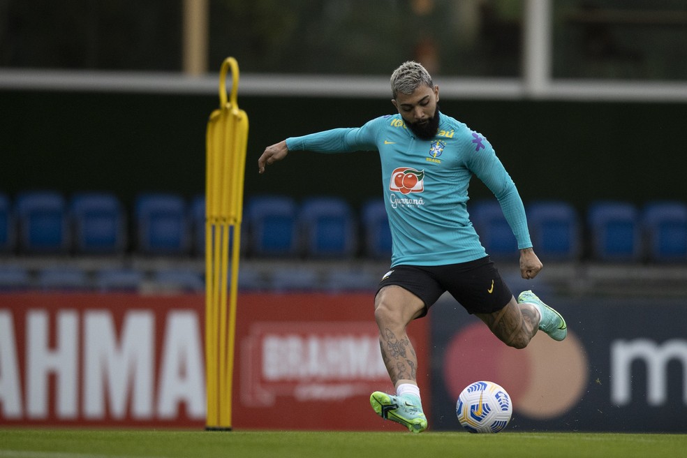 Gabigol é um dos cinco jogadores do Flamengo convocados para a Copa América ?- Foto: Lucas Figueiredo/CBF