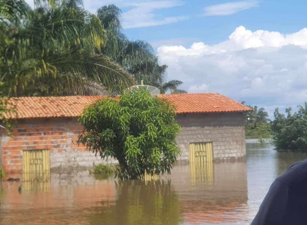 Casas continuam alagadas em várias cidades do norte do Tocantins ?- Foto: Arquivo Pessoal