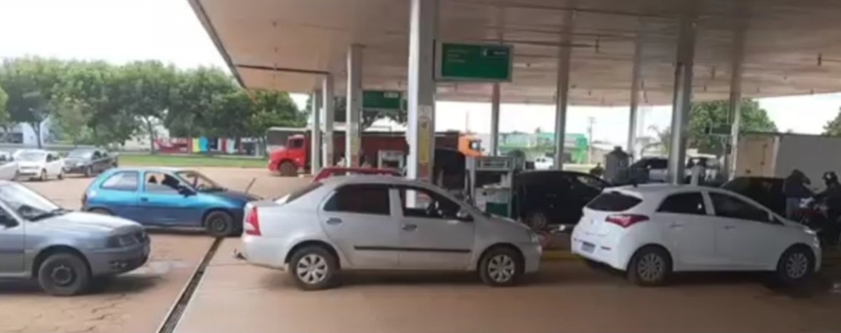 Postos de Guaraí registram filas, mesmo após altas expressivas nos preços dos combustíveis.(Foto: divulgação)