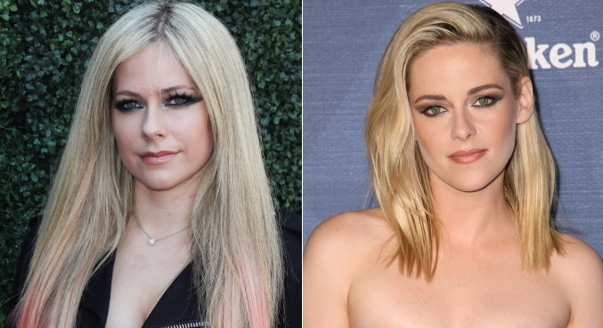Avril Lavigne escolheria Kristen Stewart para um filme sobre sua vida MONTAGEM R7/SHUTTERSTOCK/ZUMA PRESS/THE GROSBY GROUP