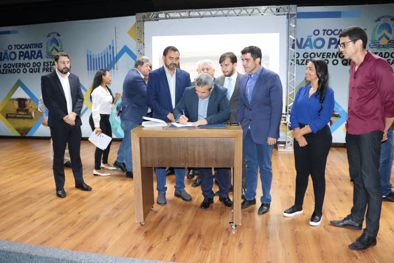 Porto Nacional é o primeiro município a assinar o protocolo de intenções do programa Tocantins Inteligente. (Foto: divulgação)