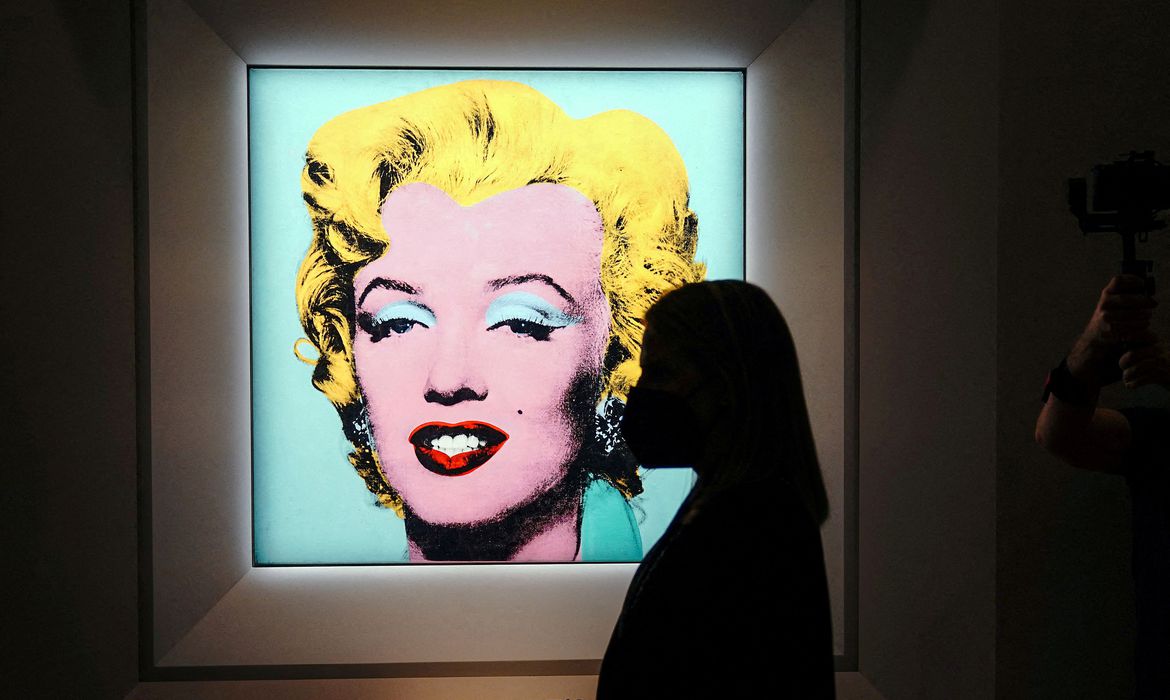 Retrato "Marilyn" pode arrecadar US$ 200 milhões em leilão. (Foto: divulgação)