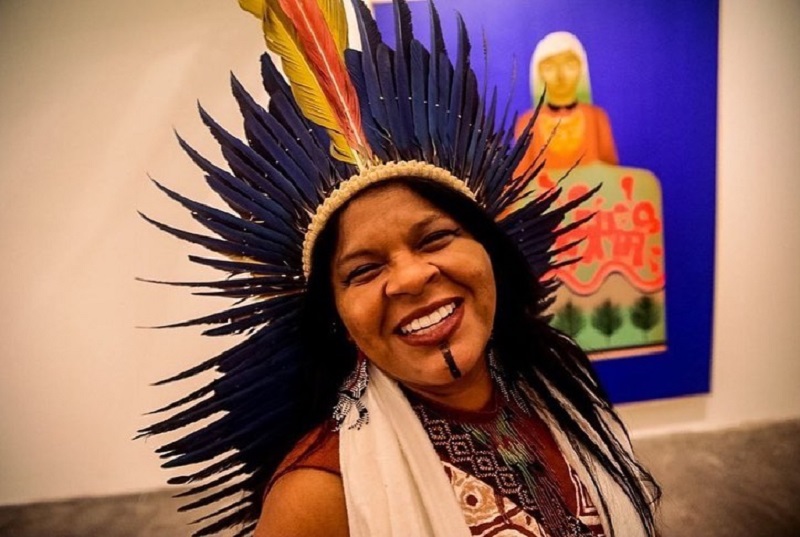 Indígena maranhense Sonia Guajajara está entre as 100 pessoas mais influentes do planeta. (Foto: divulgação)