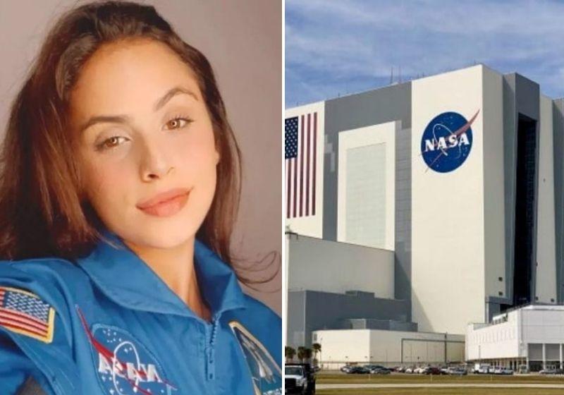 Laysa foi para os EUA participar de um treinamento para ser astronauta na NASA - Fotos: redes sociais