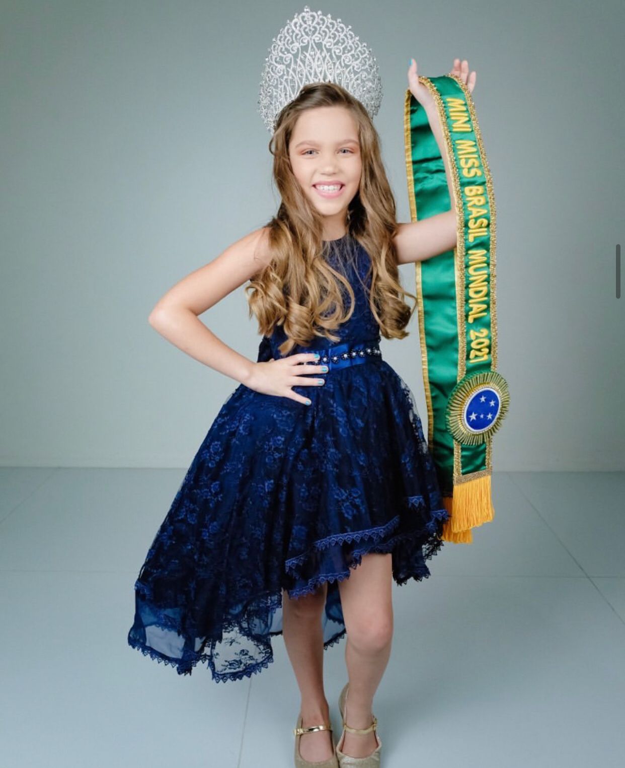 Moradora do Tocantins é coroada Mini Miss Mundo 2022. (Foto: redes sociais)