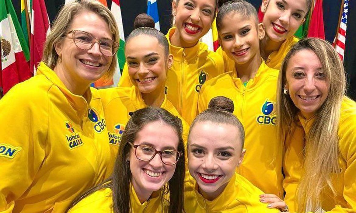 Fim de semana tem pódio histórico para o Brasil na ginástica rítmica. (Foto: divulgação)