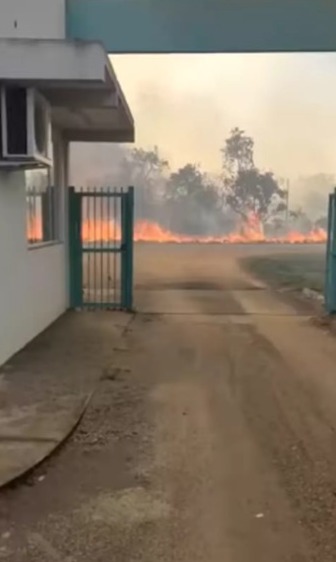 Incêndio atingiu área da UFT em Miracema do Tocantins - Foto: Reprodução
