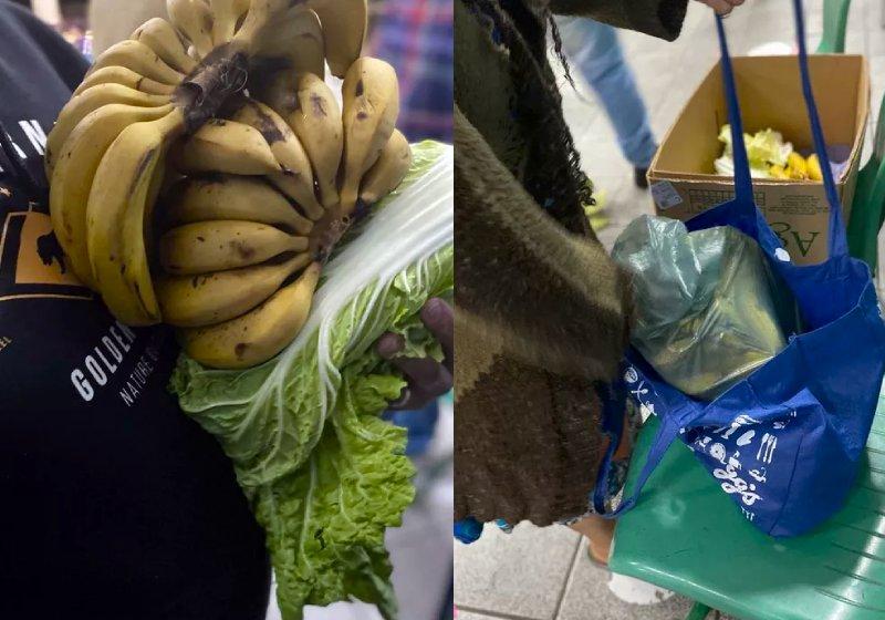 Educadores estão dando frutas, verduras, arroz, feijão escondidos, da merenda escolar, para matar a fome dos alunos em casa - Fotos: arquivo pessoal