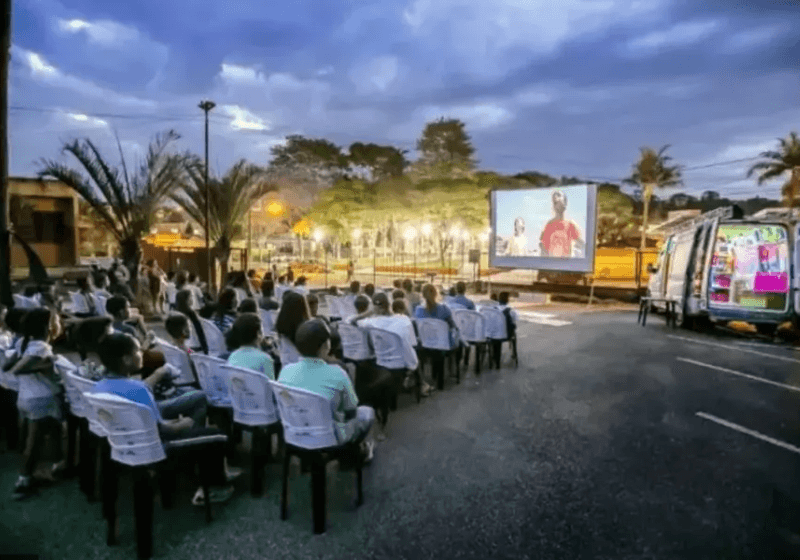 O primeiro cinema sustentável do Brasil funcionará de forma itinerante, pelo Paraná - Foto: divulgação