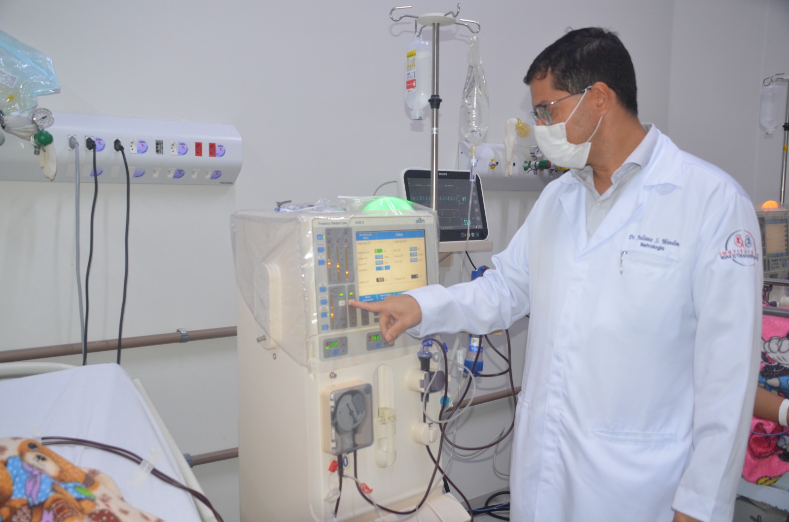  O nefrologista do Hospital Geral de Palmas (HGP), Juliano Mundim - Ellayne Czuryto/Governo do Tocantins