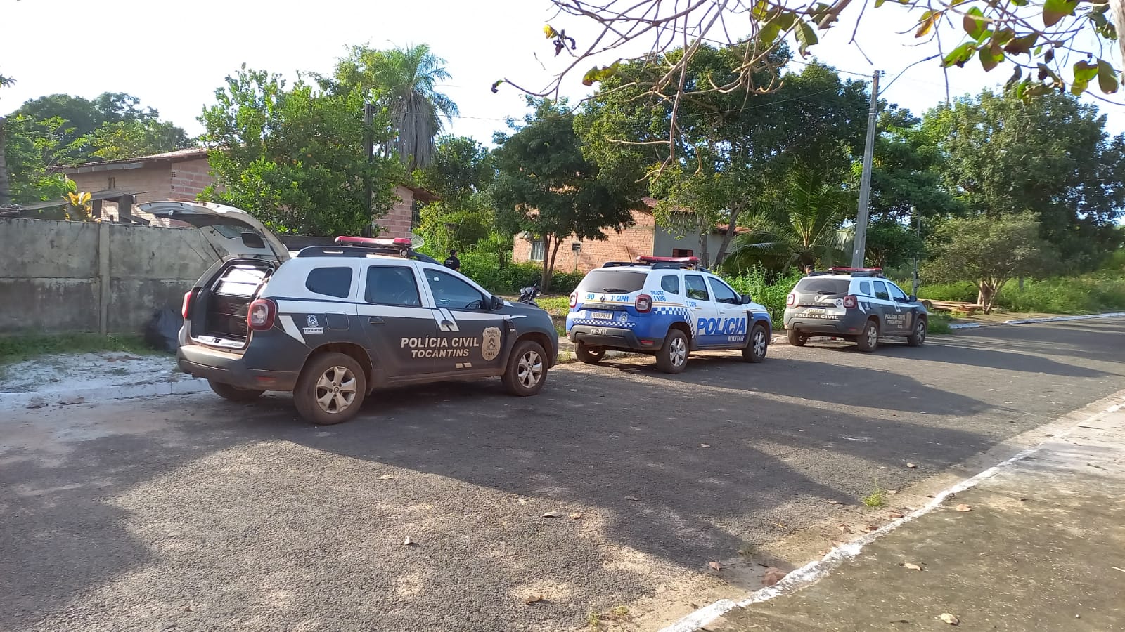 Durante o cumprimento das ordens judiciais, em uma das residências, os policiais localizaram e apreenderam duas armas de fogo/Foto: Divulgação/SSP-TO