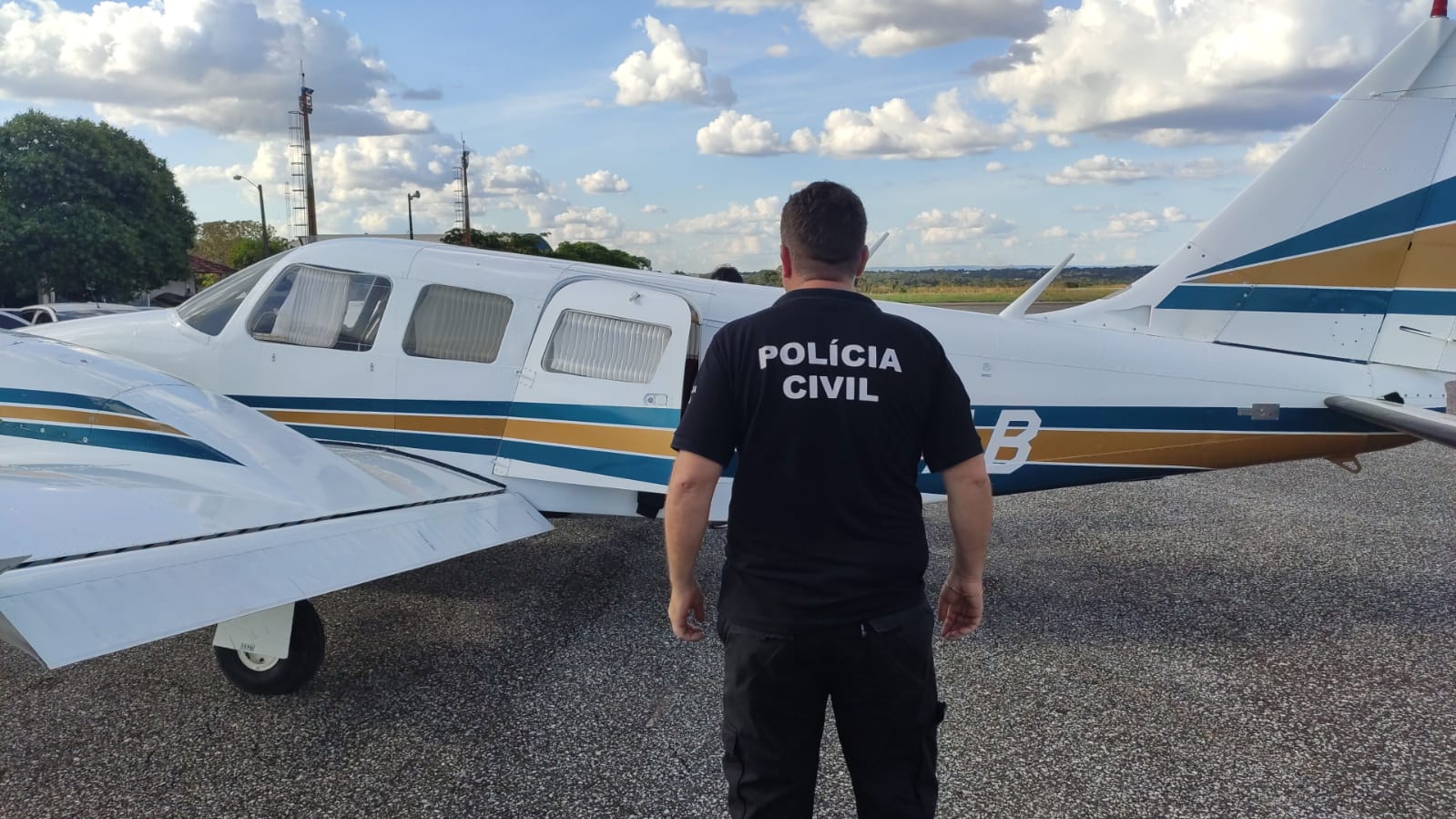  Polícia Civil do Estado do Tocantins obteve a cautela da aeronave que será utilizada no combate à criminalidade /Foto: Divulgação PC-TO