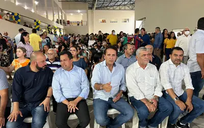 Deputado GAGUIM marca presença em Inauguração de Escola de Tempo Integral em ARAGUANTINS com Prefeito Aquiles da Areia, Wanderlei Barbosa e demais autoridades 